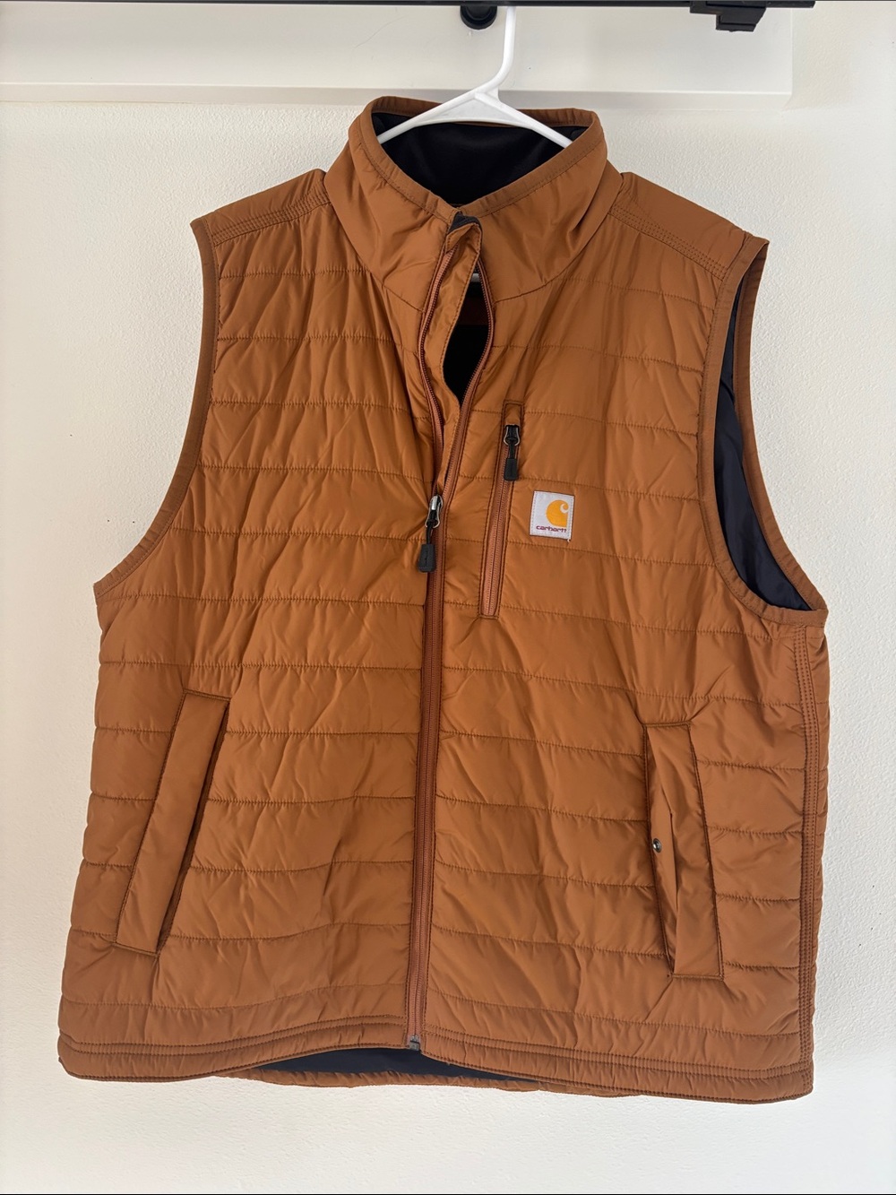 Carhartt Men’s Tan Quilted Insulated Vest